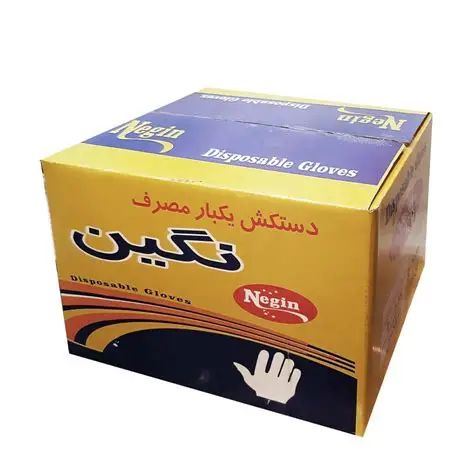 دستکش یکبار مصرف نگین بسته ۱۰۰ عددی - تصویر 3